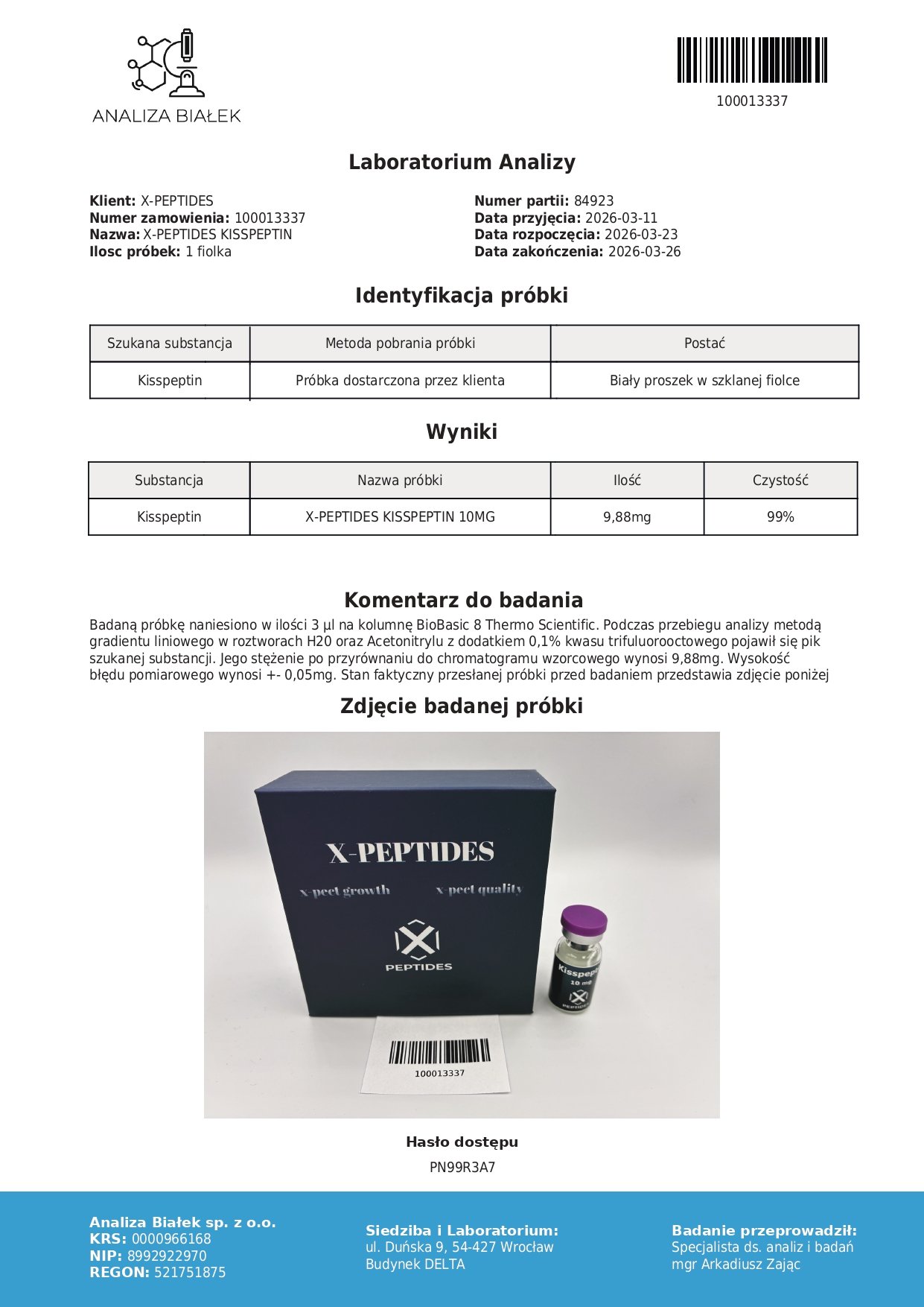 Kisspeptin 10 mg Kisspeptin 10 mg