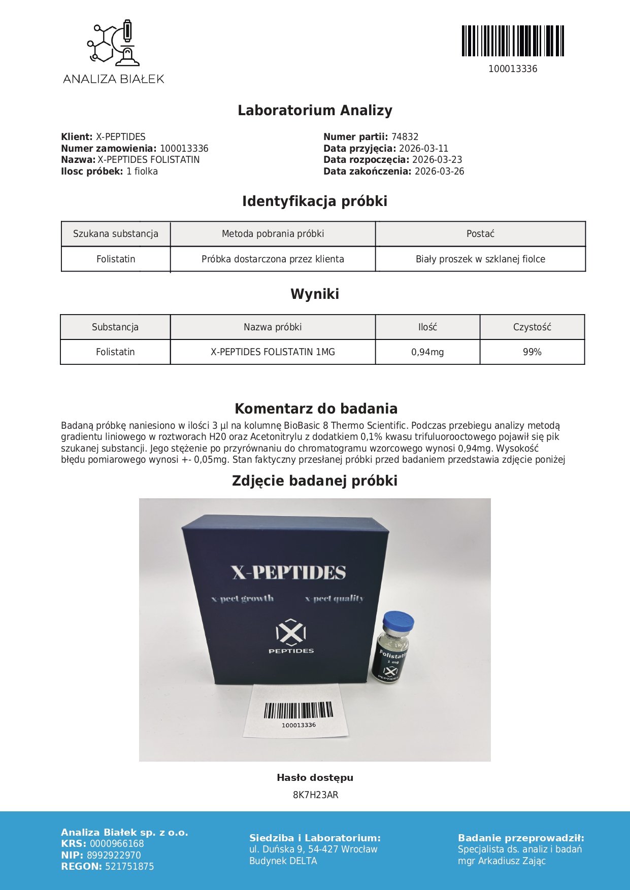 Follistatin 1mg