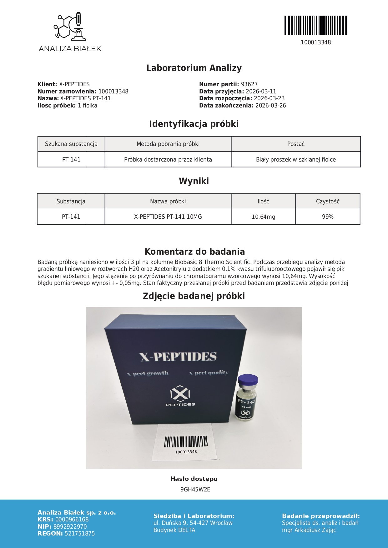 PT-141 Bremelanotide 10mg