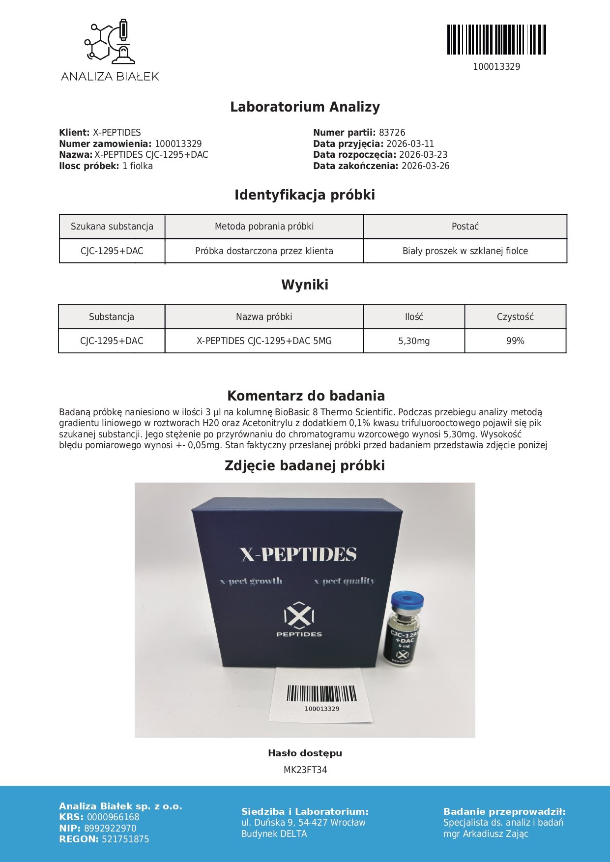 CJC-1295 + DAC 5mg
