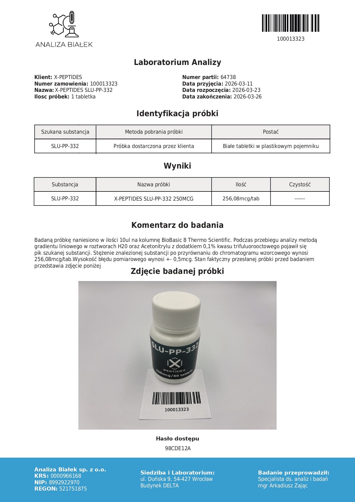 SLU-PP-332 250mcg