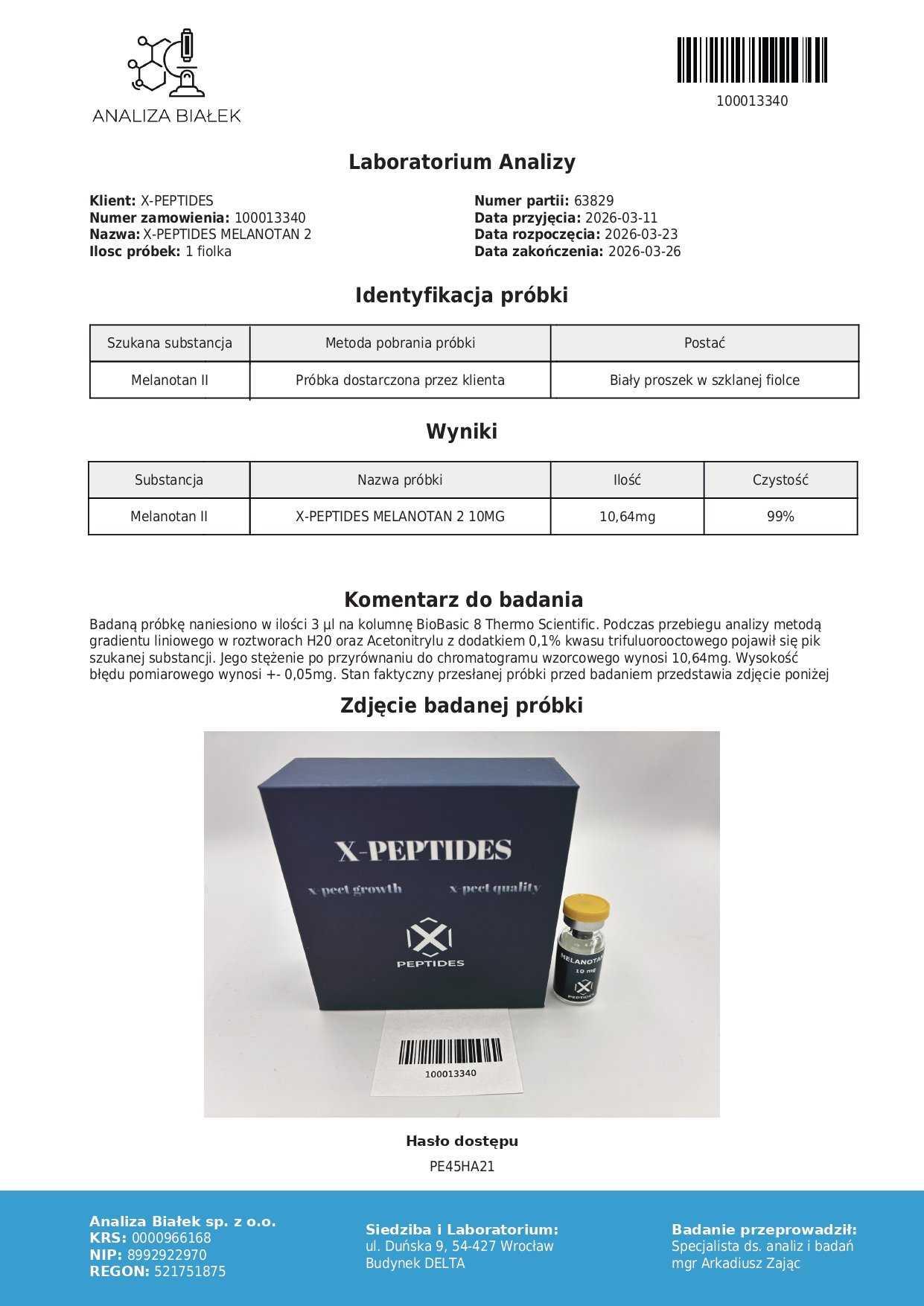 Melanotan II 10mg Melanotan II 10mg